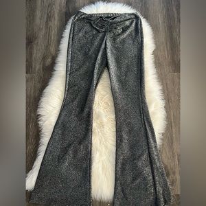Sparkly flare pants